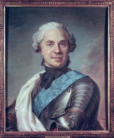 Marshal Maurice de Saxe by Maurice Quentin de La Tour